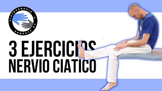 3 ejercicios para el NERVIO CIATICO para aliviar dolores de ciatica o ciatalgia [upl. by Deina918]