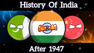 History Of India After 1947  In Hindi   For Knowledge  1947 के बाद के भारत से हुए सारे युद्ध। [upl. by Tebazile]