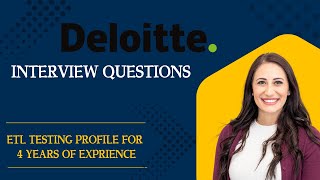 DELOITTE INTERVIEW QUESTIONS FOR ETL TESTING [upl. by Ayel]