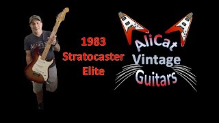 1983 Stratocaster Elite [upl. by Asyram]