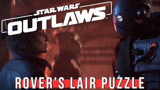 Star Wars Outlaws  Rovers Lair puzzle Flux Compressor key part [upl. by Newkirk]