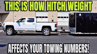 4th Gen GMC Sierra 2500 Duramax Towing Test What Does TOO Much Hitch Weight Look Like [upl. by Sikras158]