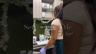 wax waxer esthetician fy vlog estheticianlife esthetics foryou setup spa waxing eyebrows [upl. by Kenlee]