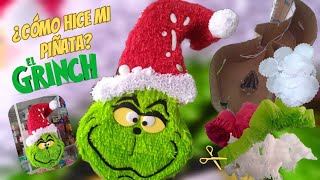 PIÑATA DE GRINCH  Piñatas navideñas 💚🎄 [upl. by Aissela586]