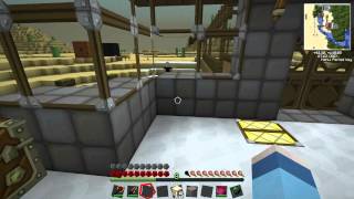 Minecraft Tekkit with Lewis  CropMatron Alloy Furnace and Project Table 49 [upl. by Alyam18]