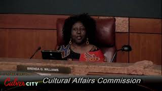 Culver City Cultural Affairs Commission 71624 [upl. by Latoniah168]