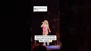 Sabrina Carpenter CLAPS BACK At Claims She Doesn’t Sing Live 👀 sabrinacarpenter [upl. by Penelopa203]