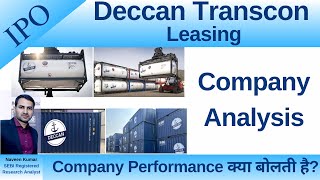 Deccan Transcon IPO  Deccan Transcon Leasing Limited Analysis  GMP  Review  IPO [upl. by Perr]