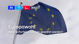 Europawahl Welche Parteien können gewählt werden  RTL WEST 24052024 [upl. by Hassi]