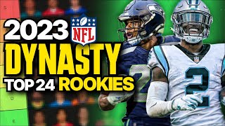 Top 24 Dynasty Rookie Rankings amp Tiers [upl. by Oletha821]