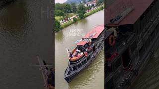 Heidelberg Germany Beach by the river and boat trip [upl. by Harbot390]