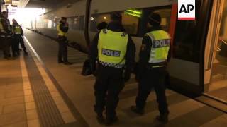 Swedish police step up passport checks [upl. by Pantheas]