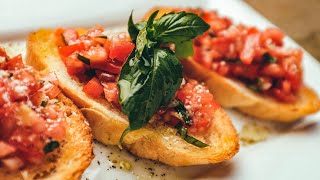 BRUSCHETTA  Recette italienne rapide et facile  🇮🇹 Petite Italie [upl. by Suez]