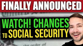 WATCH Social Security Announces 4 BIG CHANGES Starting NOW 2024 [upl. by Lucilia]