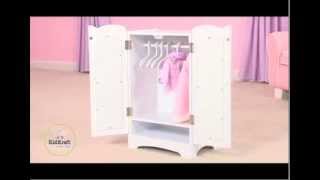 KidKraft Lil Doll Armoire Poppenkleerkast 60132 [upl. by Kinson]