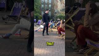 Sitting on people prank 😂 viralvideo funny prank [upl. by Nylakcaj]