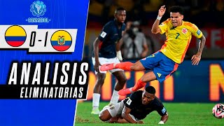 COLOMBIA vs ECUADOR 01  Eliminatorias Sudamericanas  Resumen y Analisis [upl. by Arramas]