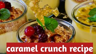 How to make caramel crunchcaramel caramelcrunch [upl. by Aikrehs]