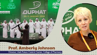 Prof Amberly Johnson Director Utah Poison Control Center College of Pharmacy Utah at Duphat 24 [upl. by Gearhart]