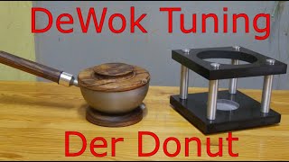 DeWok Tuning Wok Halter aus Zebrano gedreht Donut Die Höhle der Löwen Zubehör [upl. by Yusuk]