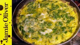 Rustic Italian Frittata  Jamies Italy  UNSEEN [upl. by Noguchi]