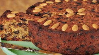 Fruit Cake Recipe Demonstration  Joyofbakingcom [upl. by Asenej]