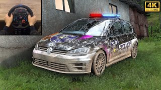 Restore  Police Volkswagen Golf R  Chase  Forza Horizon 5  Logitech g29 gameplay [upl. by Madden]