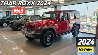 New Mahindra Thar Roxx Mx3  New Feature amp Price  Thar Roxx Mx3 Diesel Automatic [upl. by Ettenwahs836]