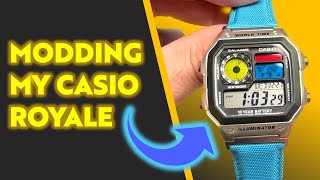 Casio Royale Mods  Lets Add Some Color to the AE1200 [upl. by Kries]