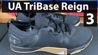 Under Armour TriBase Reign 3 Training Shoe Review [upl. by Gough541]