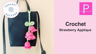 🌈 Easy Crochet TutorialCrochet Lily Of Valley Bag Charm [upl. by Isnam725]