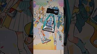 Weiss Schwarz project diva pack 13 vocaloid hatsunemiku animation collection gacha anime [upl. by Lerad]