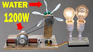 I Create Powerful Water Turbine Generators Easily At Home [upl. by Orme]