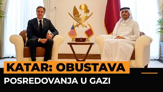 Katar obustavlja nastojanja posredovanja u Gazi [upl. by Hodosh]