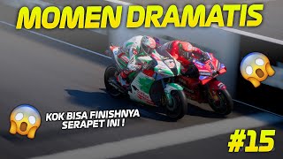 FINISH BARENGAN  LAP TERAKHIR BENARBENAR TEGANG😱 Career 15 MotoGP24 MOD [upl. by Alis]