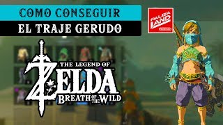 Zelda Breath of the Wild  Como conseguir el Traje Gerudo completo [upl. by Cantu344]