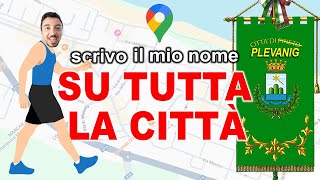 Scrivo il MIO NOME su TUTTA LA CITTÀ [upl. by Isadora]