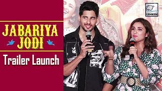 Jabariya Jodi Trailer Launch  Sidharth Malhotra Parineeti Chopra  LehrenTV [upl. by Noloc765]