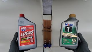 DO NOT USE this engine oil Mobil 1 amp Lucas oil [upl. by Tennos]