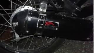 Yamaha crypton x 135 Apido exhaust GREECE [upl. by Dnilasor]