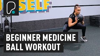 Beginner Medicine Ball Workout [upl. by Etnoel]