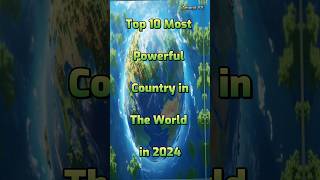 Top 10 Most powerful country in the world 2024 shorts facts Amarjitking18 viralshorts fact [upl. by Repsac]