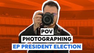 Behind the scenes follow our photographer covering election of Parliament President [upl. by Yrtnahc]