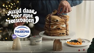 Pannenkoekentaart met Philadelphia amp gesmolten Milka chocolade 😋 [upl. by Akcirret954]