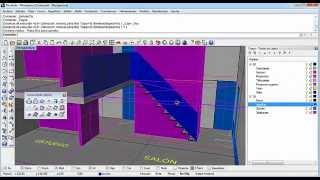 Modelar casa en Rhino 4 44 [upl. by Annerb148]