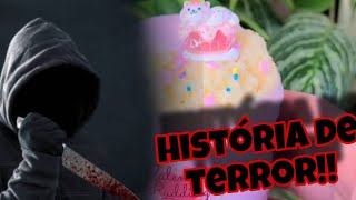 HISTÓRIA DE TERROR😰COM SLIME [upl. by Trude]