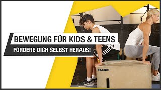 Challenge  Fordert euch selbst heraus Bewegung für Kids amp Teens healthyHUK [upl. by Aserej549]