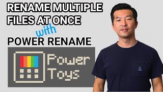 Batch Rename Files in Windows using PowerRename PowerToys [upl. by Aprilette]