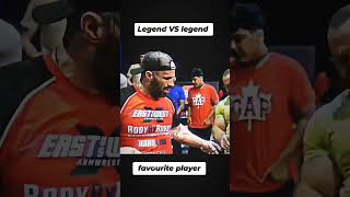 Legend Vs Legend devonlarratt deniscyplenkov armwrestling shorts viralvideo [upl. by Collbaith]