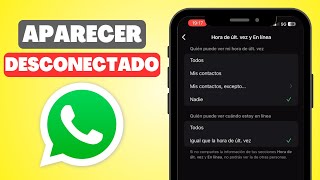 Cómo Aparecer Desconectado en WhatsApp Fácil y Rápido [upl. by Jurgen]